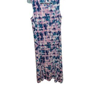 DONNAKARAN New York Women Sleeveless Dress Size XS Pink Blue